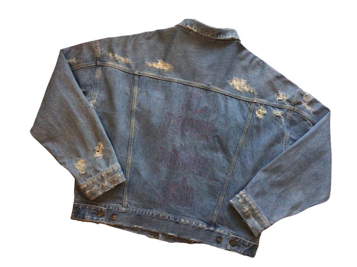 CVTVLIST POWER POISON PAIN DENIM JACKET“LIGHT BLUE CVTVLIST POWER POISON PAIN DENIM JACKET“LIGHT BLUE