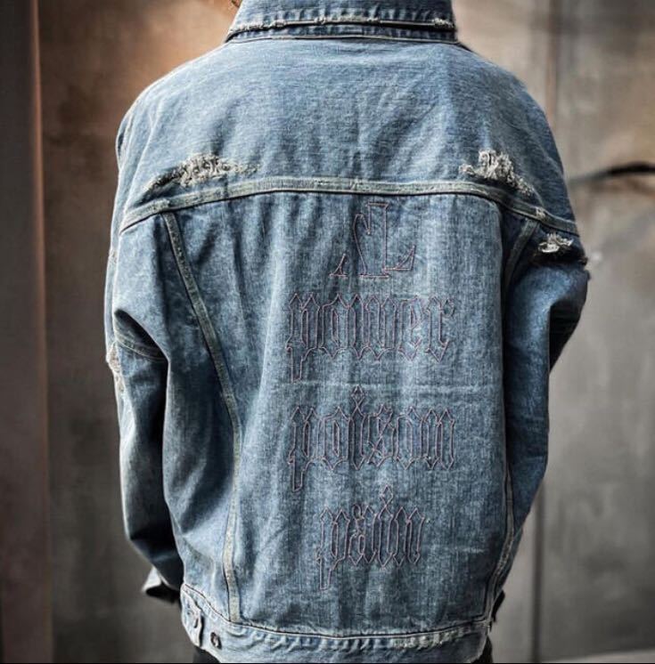 CVTVLIST POWER POISON PAIN DENIM JACKET“LIGHT BLUE”カタリスト
