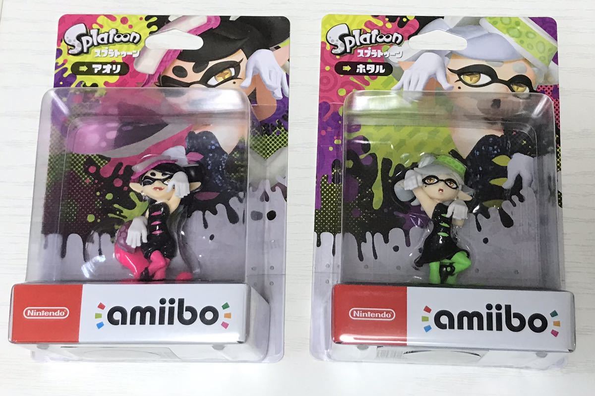 任天堂 ニンテンドー　NintendoSwitch amiibo スプラトゥーン2アミーボ 新品未開封品　アオリ　ホタル　Splatoon シオカラーズ　Splatoon 3