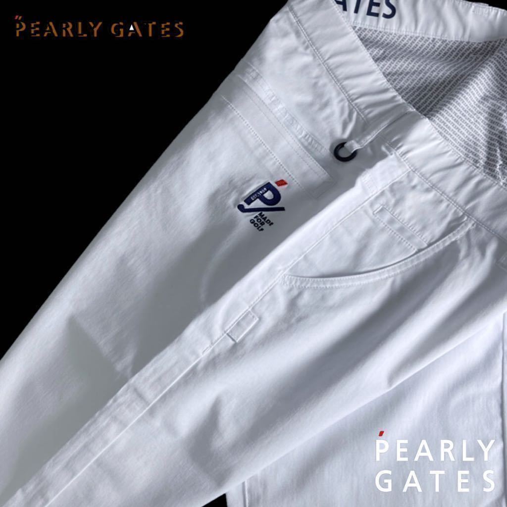 ウエストゴム入り・凄くカッコイイ! GATESパーリーゲイツ/6(サイズLL 販売オンライン 試着のみ!PEARLY GATES 22年モデルマスターバニーストレッチパンツ ウエア(男性用)