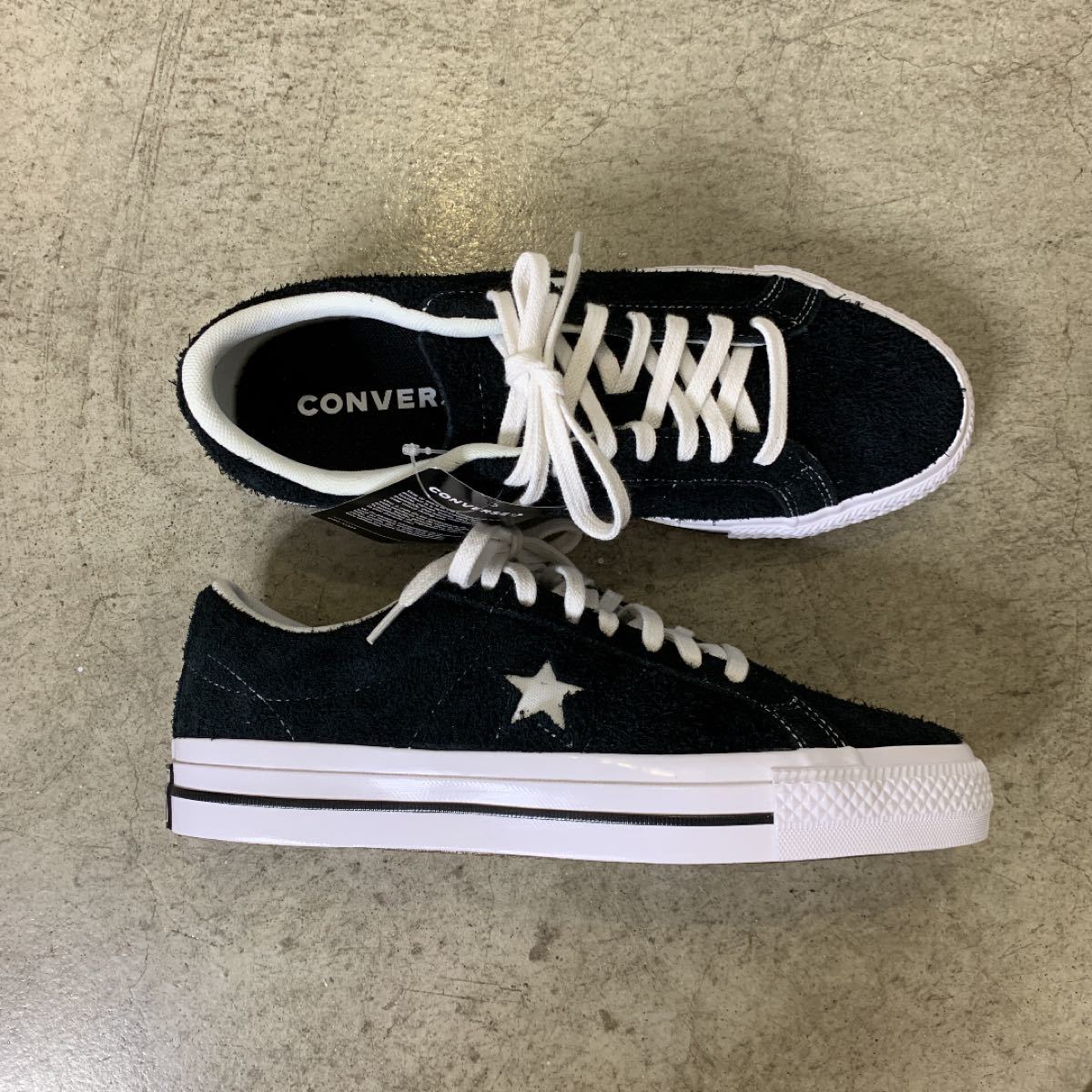 超レア 新品 converse ONE STAR OX ワンスター BLACK 黒 26 8 超レア 新品 converse ONE STAR OX ワンスター BLACK 黒 26 8