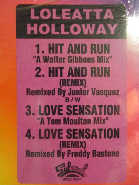 ★ Loleatta Holloway ： Hit And Run 12'' ☆ c/w Love Sensation (( Salsoul Sal Soul / Dance Classics / ダンクラ / Disco / ディスコ_画像3