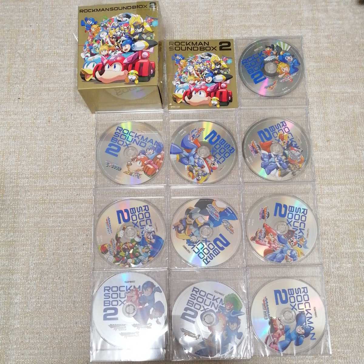 美品 帯あり ロックマン サウンド ボックス 2 CD 10枚組 美品 帯あり ロックマン サウンド ボックス 2 CD 10枚組