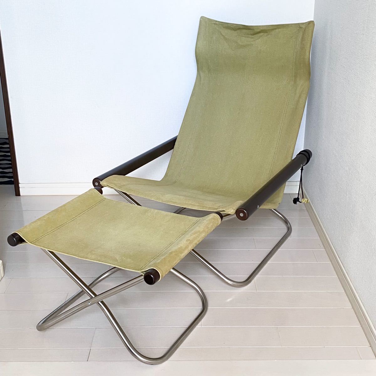 新居猛 NY CHAIR オットマン付き 直接取引可 ニーチェア | www