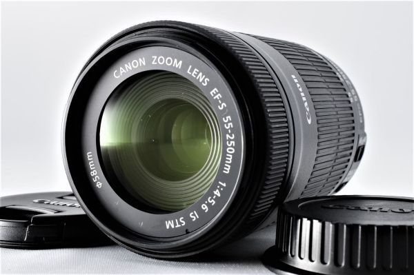 大人女性の IS F4-5.6 55-250mm EF-S Canon [美品] STM Lens Zoom 