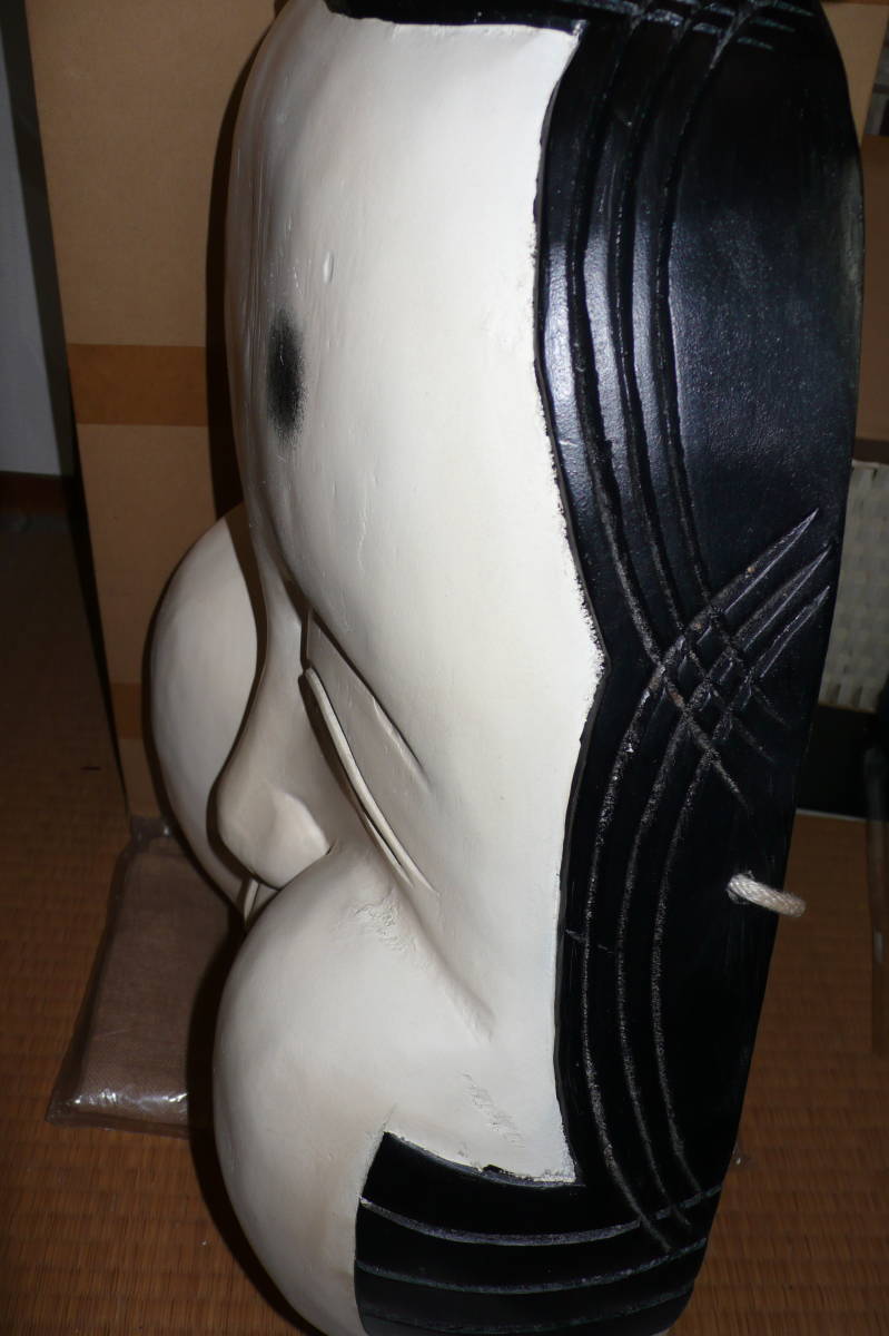 ☆ おかめ お多福 おふく 長さ約60cm 特大 迫力 縁起物看板 ☆ おかめ お多福 おふく 長さ約60cm 特大 迫力 縁起物看板