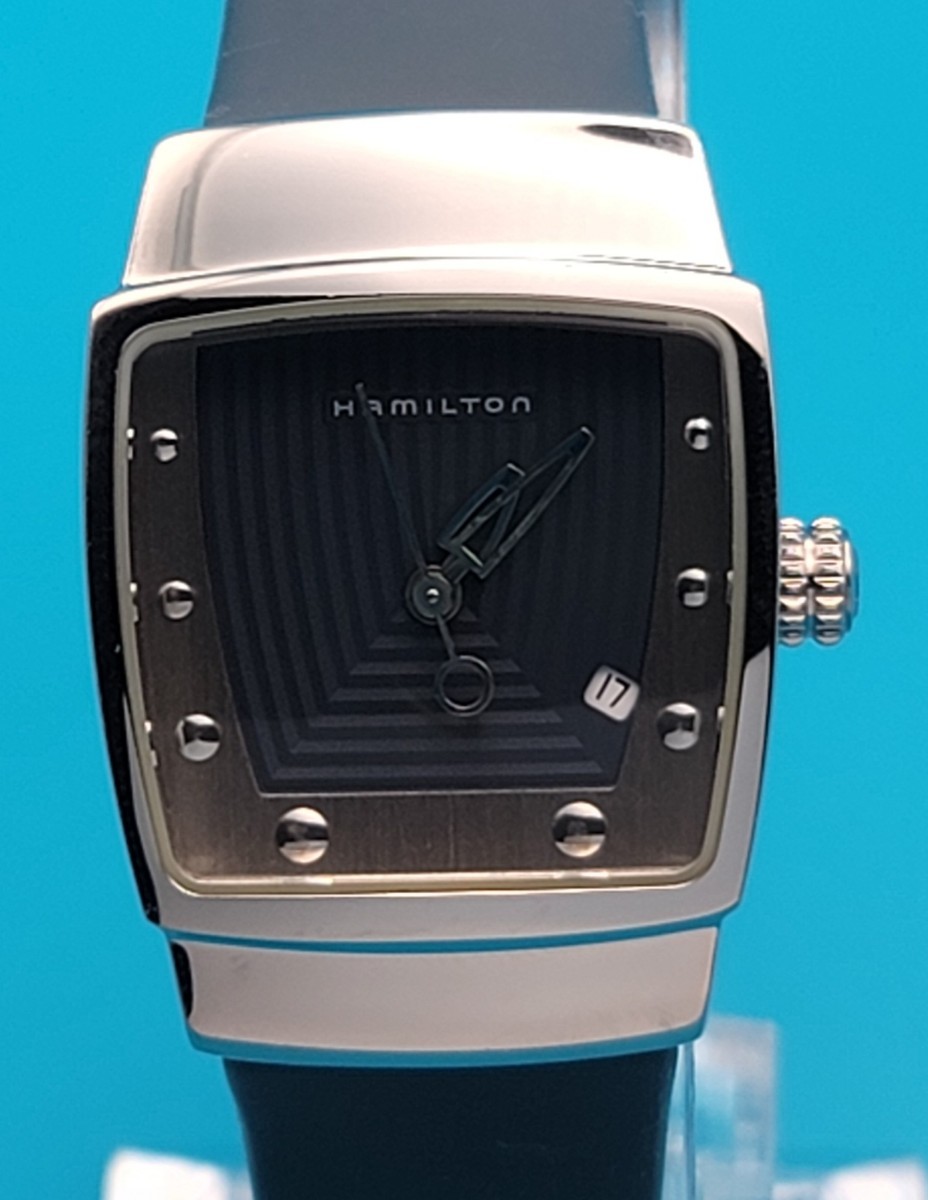 【中古】HAMILTON ハミルトン 6329 EVEREST エベレスト レディース クォーツ 日付表示