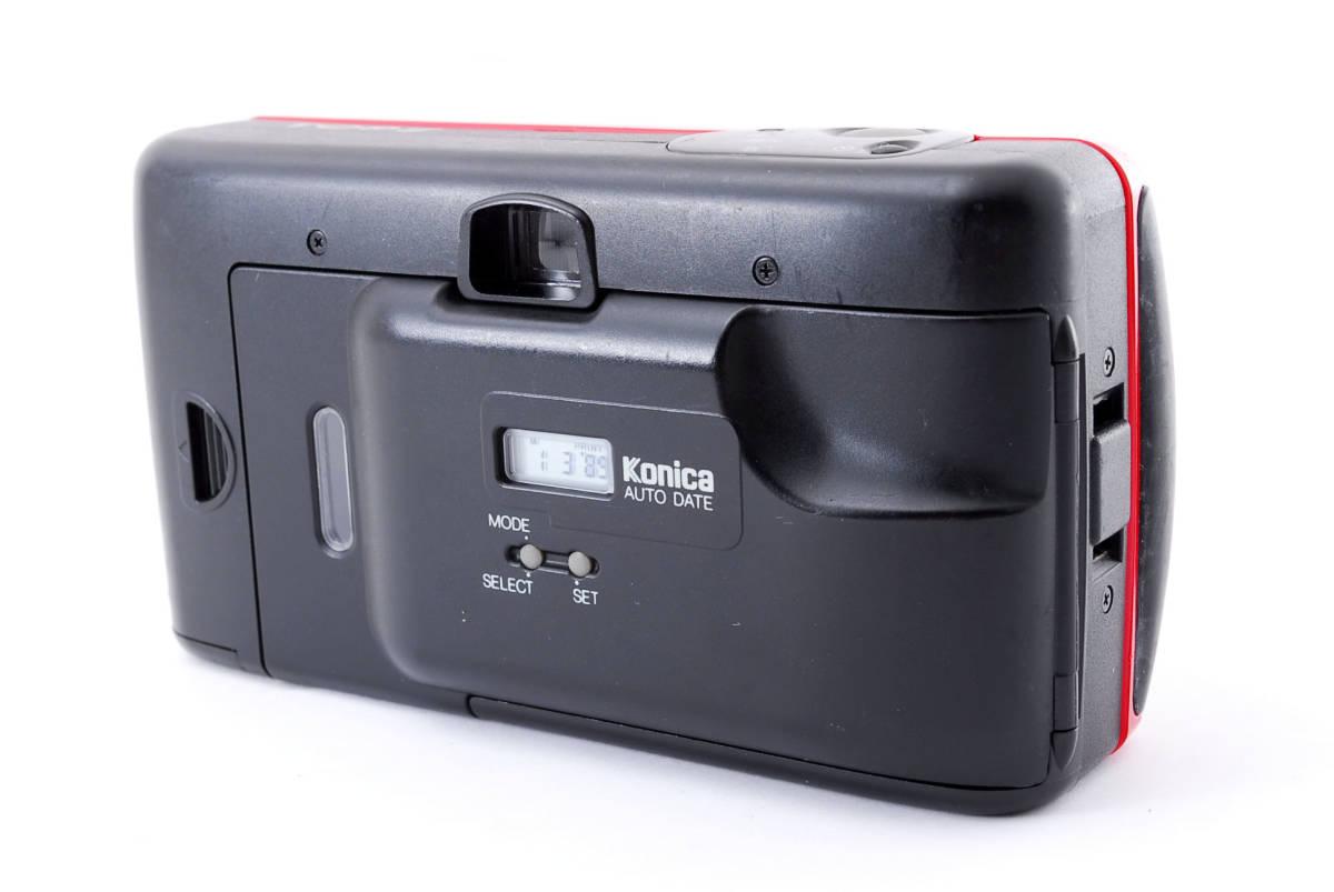 コニカ Konica Top's Auto Flash DX System 35mm フィルムカメラ レッド [美品] #1038589_画像3