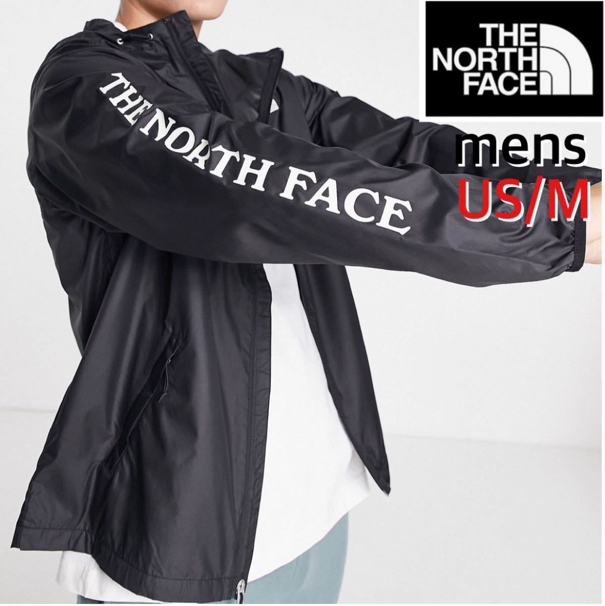 海外限定】TNF メンズ ウィンドブレーカー ブラック US/M 日本サイズL