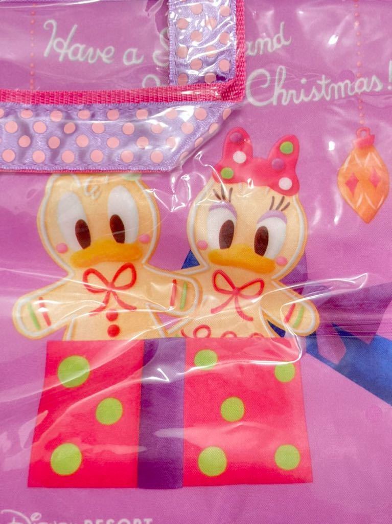 新品 未使用 未開封 ディズニー TDL TDS クリスマス スーベニア ランチケース クッキー ドナルド デイジー ミッキー ミニー コンビニバッグ