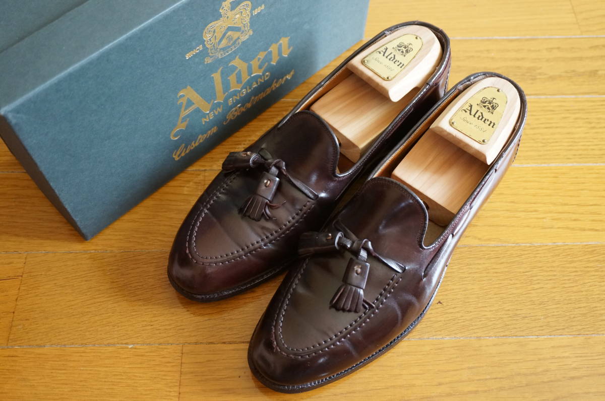 使用数カ月!通好み! ALDEN×BrooksBrothers別注定番コードバンタッセル