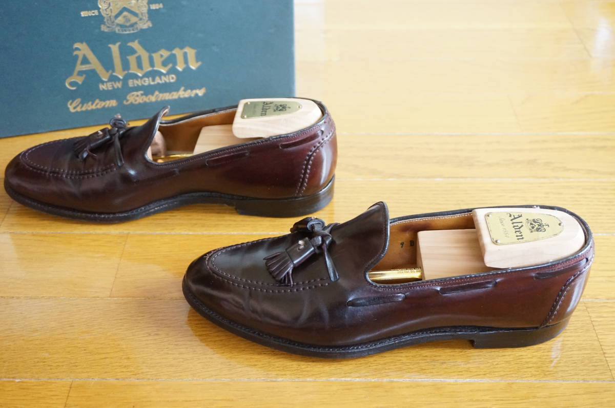 使用数カ月!通好み! ALDEN×BrooksBrothers別注定番コードバンタッセル