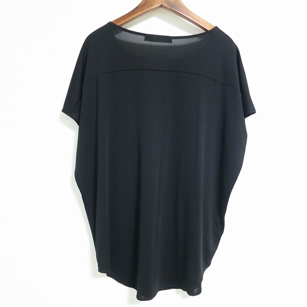 #snc DKNY ダナキャラン DONNAKARAN カットソー S 黒 半袖 レディース [760308]_画像2