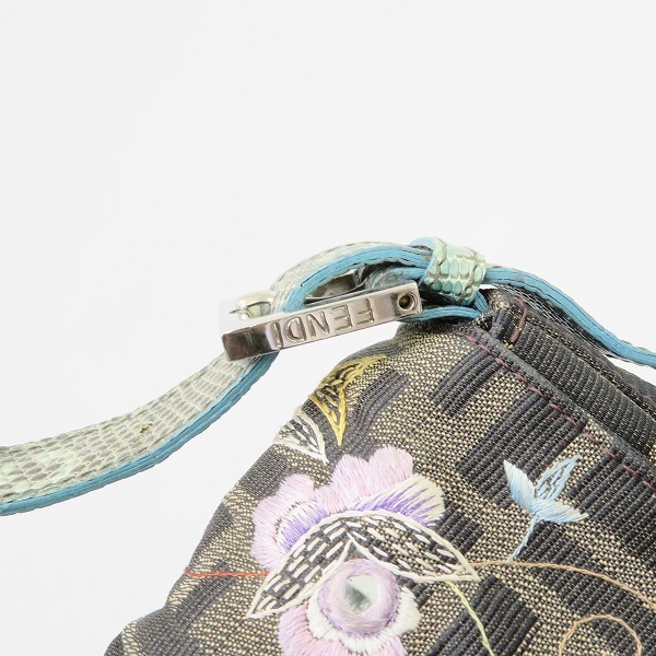 anb フェンディ FENDI ハンドバッグ マルチ マンマバケット 花刺繍