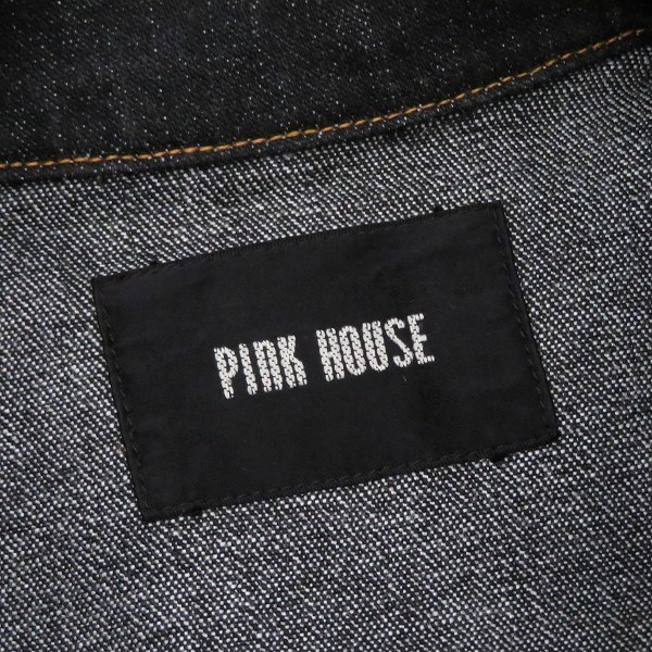 #spc Pink House PINKHOUSE jacket M black series Denim short sleeves G Jean beautiful goods lady's [762088]