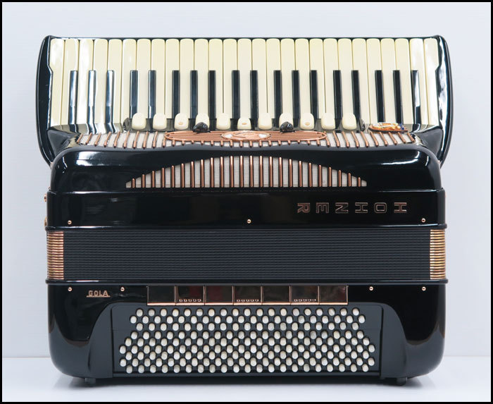 *0 beautiful goods rare Hohner horn na-Gola 454 M? / accordion / 45 keyboard 120 base + free base / case attaching 