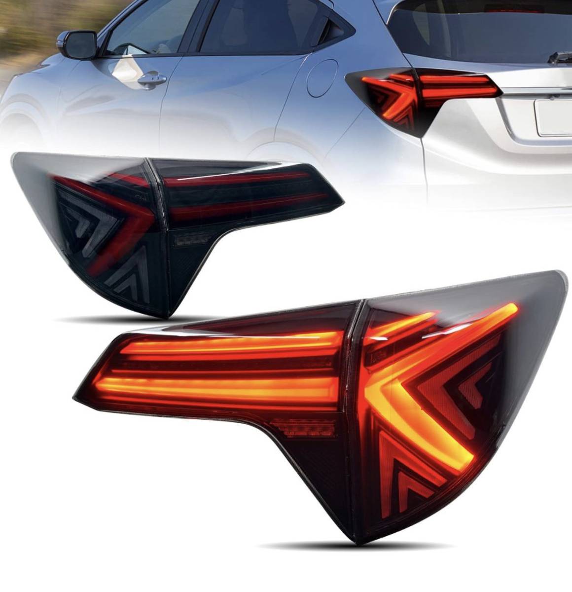 ホンダ ヴェゼル シーケンシャルウインカー LEDテールランプ 社外品