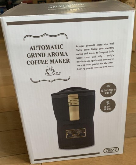 TOFFY トフィー 全自動ミル付アロマコーヒーメーカー 新品 K-CM7-RB リッチブラック 未使用品