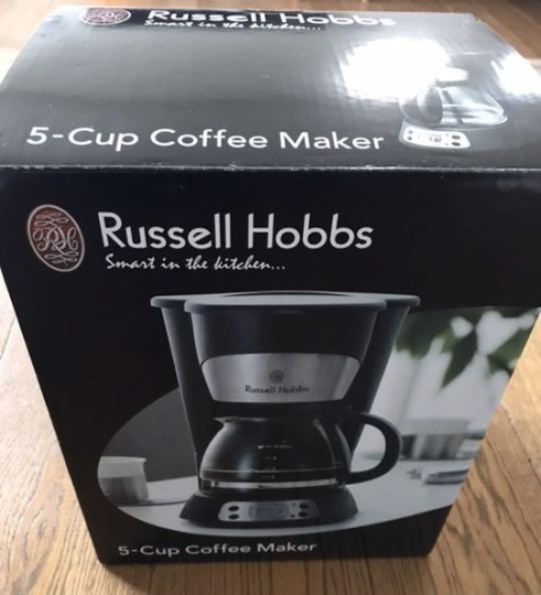 ラッセルホブス 5カップ コーヒーメーカー 新品 7610JP 未使用品