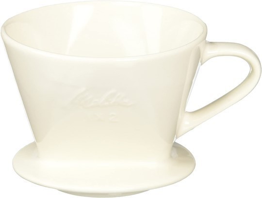 メリタ 日本製 コーヒードリッパー 2~4杯用 計量スプーン付き 陶器フィルターシリーズ 新品 ホワイト Melitta SF-T1×2 陶器製 未使用品_画像4