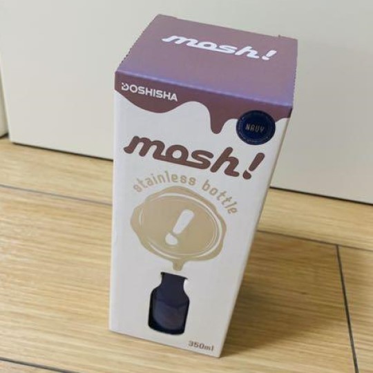 mosh! (moshu!) фляжка 0.35L винт тип вакуум изоляция кружка бутылка новый товар темно-синий не использовался товар 