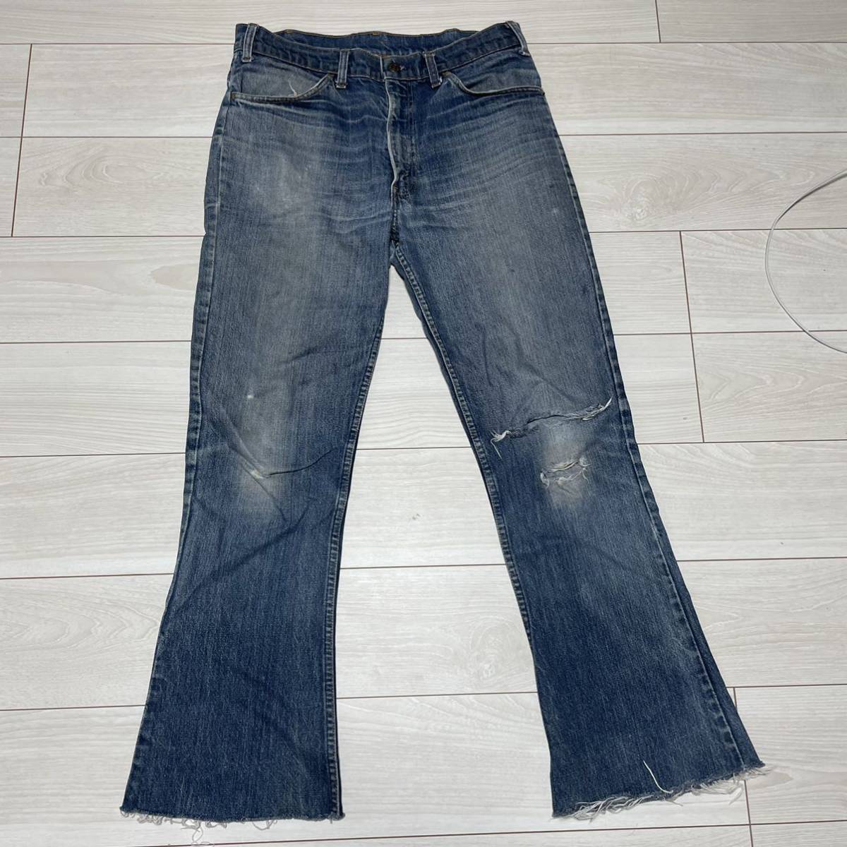 VINTAGE Levi's 646 ビンテージ リーバイス 76年製 ボタン裏 8番
