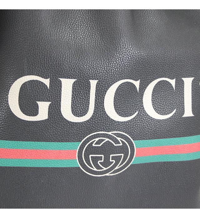グッチ GUCCI ドローストリング 巾着 バックパック リュックサック
