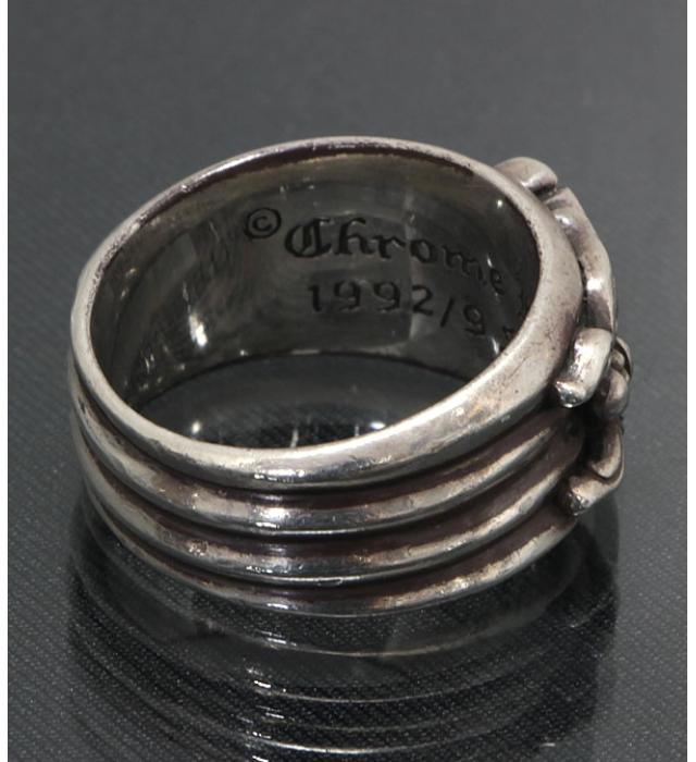 銀座店 クロムハーツ ダガーリング 指輪 シルバー SV925 約22.5号 