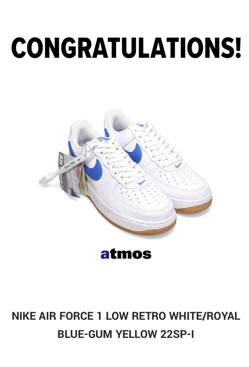 未使用　NIKE ナイキエアフォース1 Nike Air Force 1 Low Color of the Month Blue US10/28cm_画像1