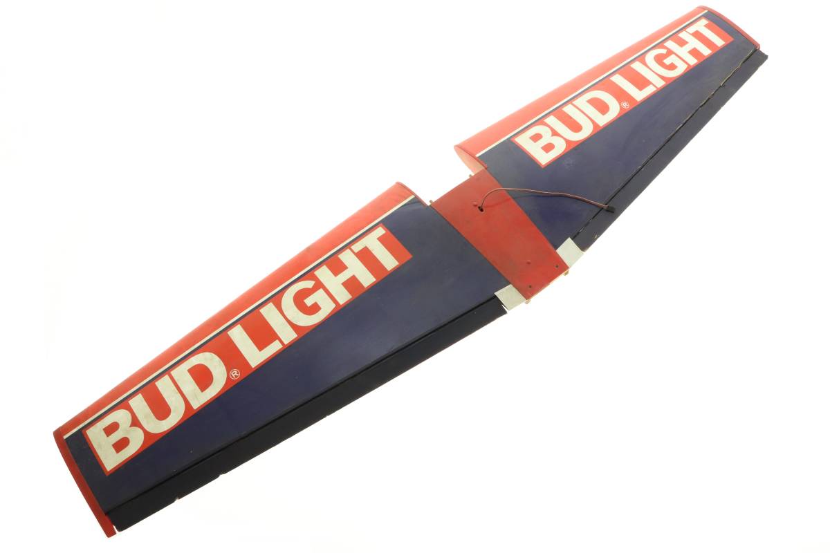 VMPD4-77-50 直接引取限定 BUD LIGHT バドライト ラジコン 飛行機 LASER200 JRPROPO N-10LL 組立済 完成品 EZシリーズ レッド ジャンク_画像8