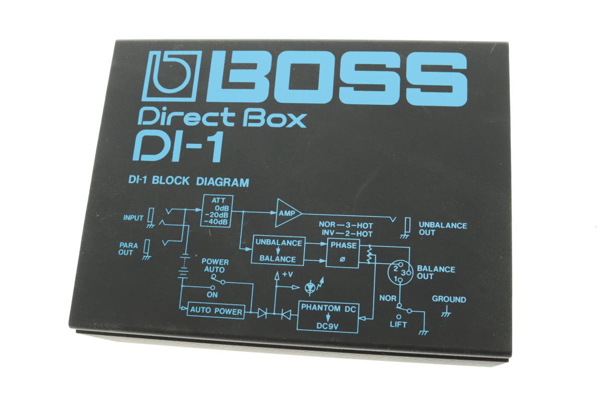 独特の素材 VMPD4-84-11 BOSS ボス ダイレクトボックス DI-1 Direct Box レコーディング PA機器 音楽器材 取扱説明書  箱付き 動作未確認 ジャンク www.yourrequestentertainment.com