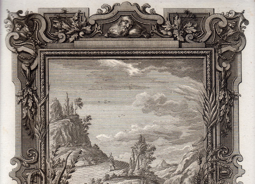 1732年 ショイヒツァー 神聖自然学 銅版画 Tab.682 新約聖書 マタイによる福音書 第13章 25節_画像3