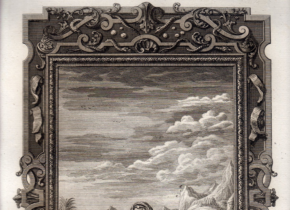1732年 ショイヒツァー 神聖自然学 銅版画 Tab.663 新約聖書 マタイによる福音書 第3章 7節_画像3