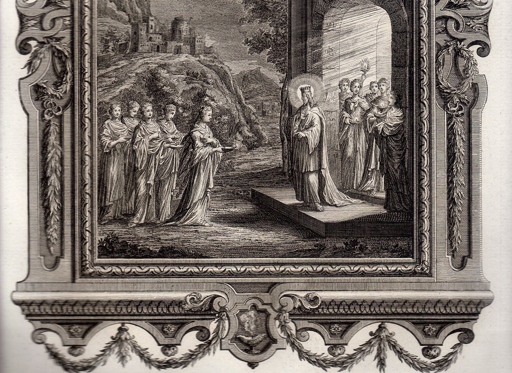 1732年 ショイヒツァー 神聖自然学 銅版画 Tab.697 新約聖書 マタイ 