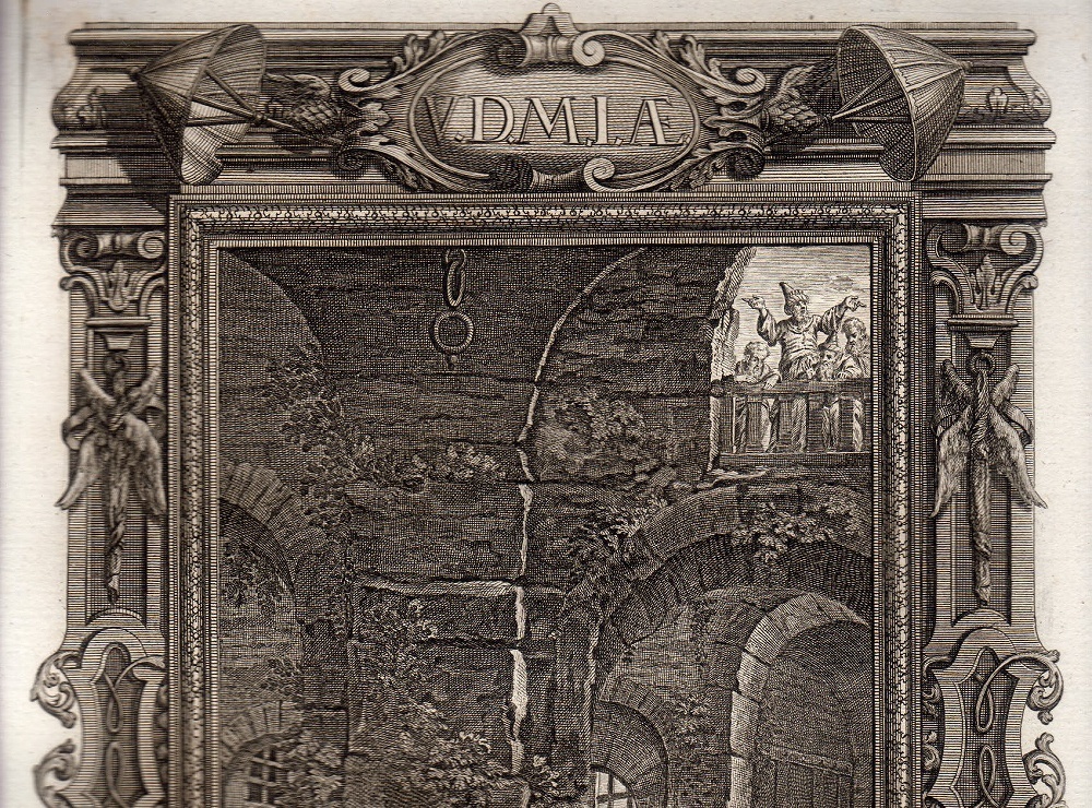 1732年 ショイヒツァー 神聖自然学 銅版画 Tab.643 ダニエル書 第6章 23節_画像3