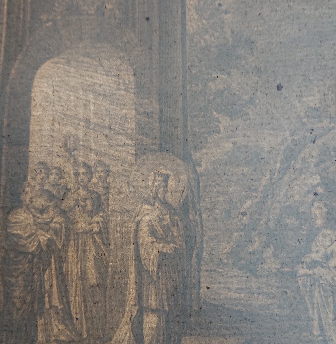 1732年 ショイヒツァー 神聖自然学 銅版画 Tab.697 新約聖書 マタイ 