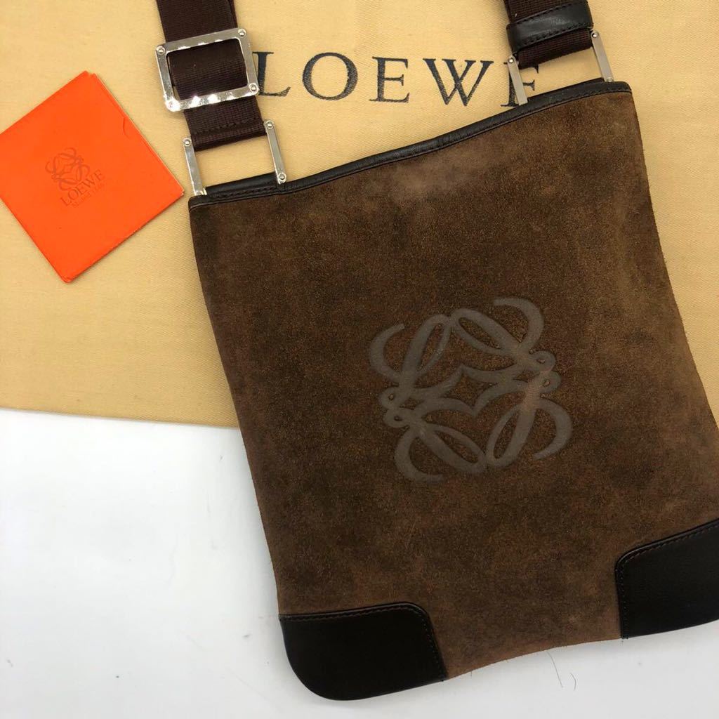 1円 ○極美品 ○廃盤 ○希少 LOEWE ロエベ ショルダーバッグ