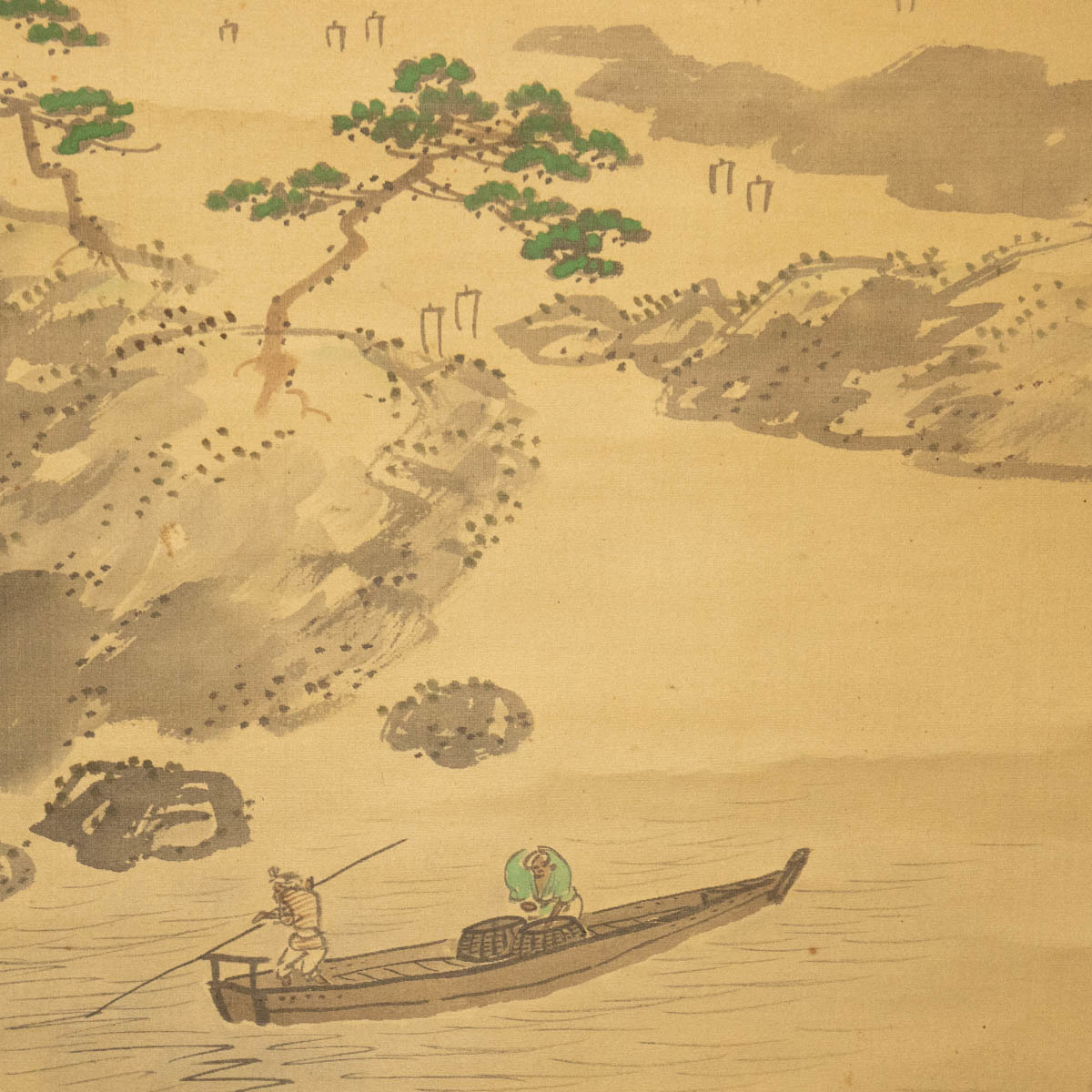293【模写】 中村左洲 海浜図 三重の画家 の商品詳細 | 日本・アメリカ