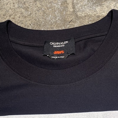 CALVIN KLEIN カルバン クライン 205W39NYC × JAWS Tシャツ ブラック M
