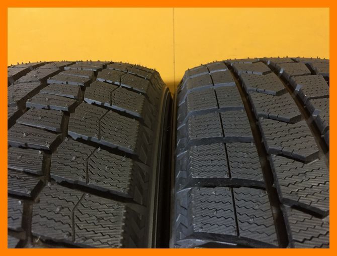 ★新品同様 DUNLOP WINTERMAXX WM02　225/55R18　4本セット　2019年製★_画像8