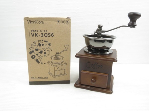 ♪VianKors 手挽きコーヒーミル VK-3QS6♪未使用 経年保管品_画像1