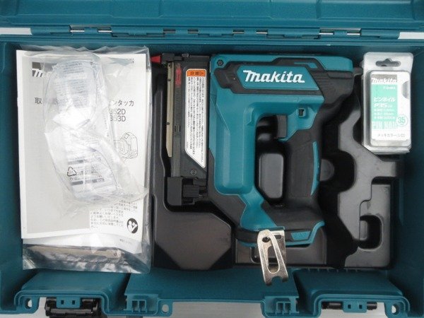 ♪makita マキタ 充電式ピンタッカ PT353DZK 本体・ケースのみ♪動作OK
