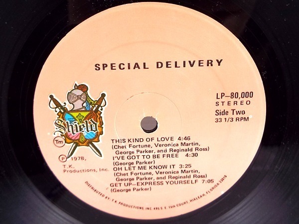 ♪[LPレコード] SPECIAL DELIVERY / SPECIAL DELIVERY Shield Records LP-80000♪ジャンク 難あり_画像7