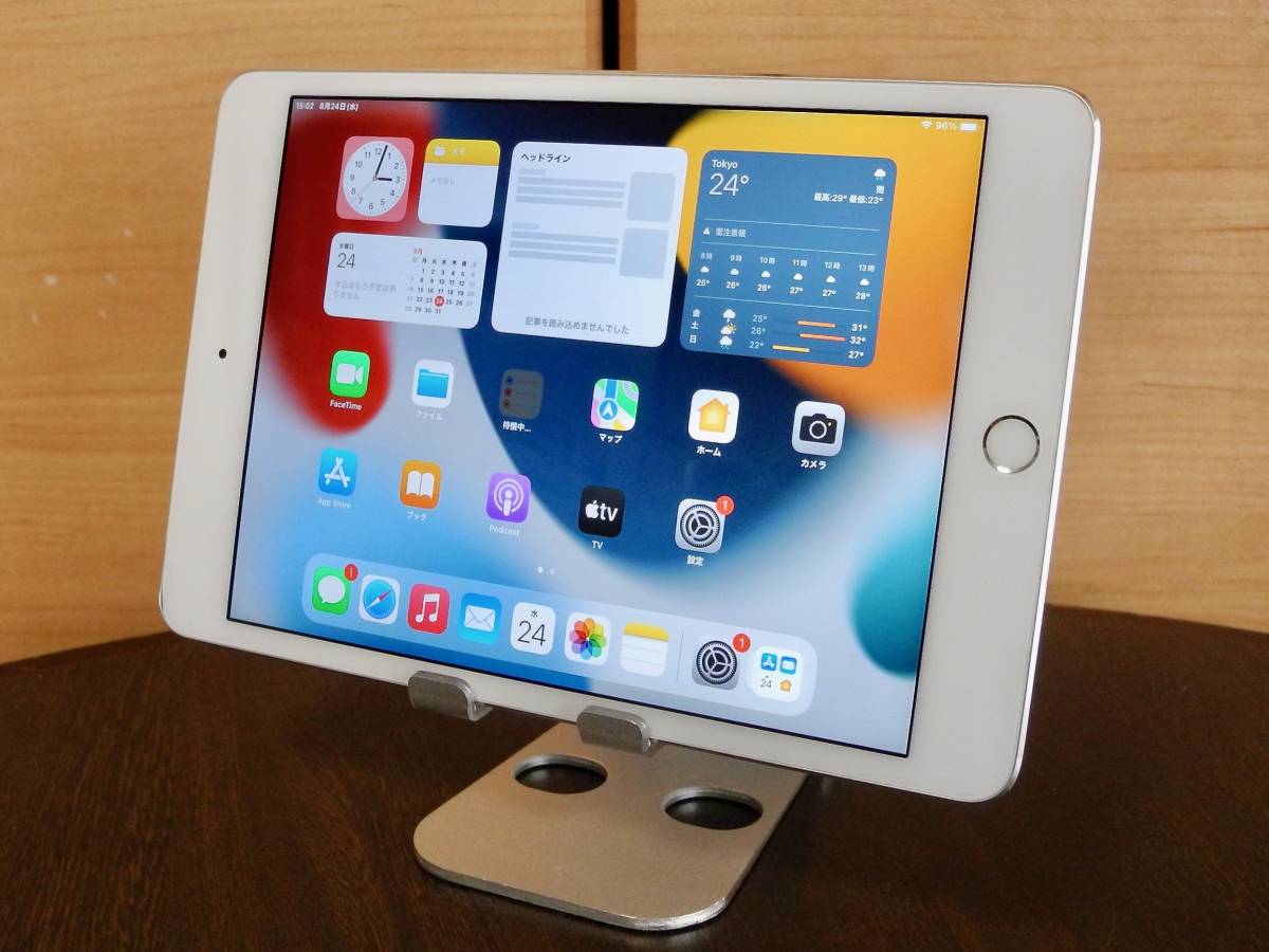 □ iPad mini 4 Wi-Fi + Cellular 128GB(MK772J/A)SIMロック解除済