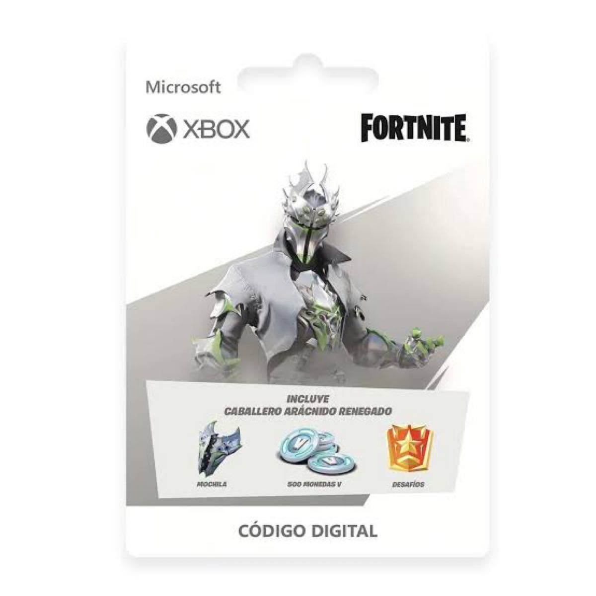 XBox コントローラー付属特典 フォートナイト ローグスパイダーナイト コード 