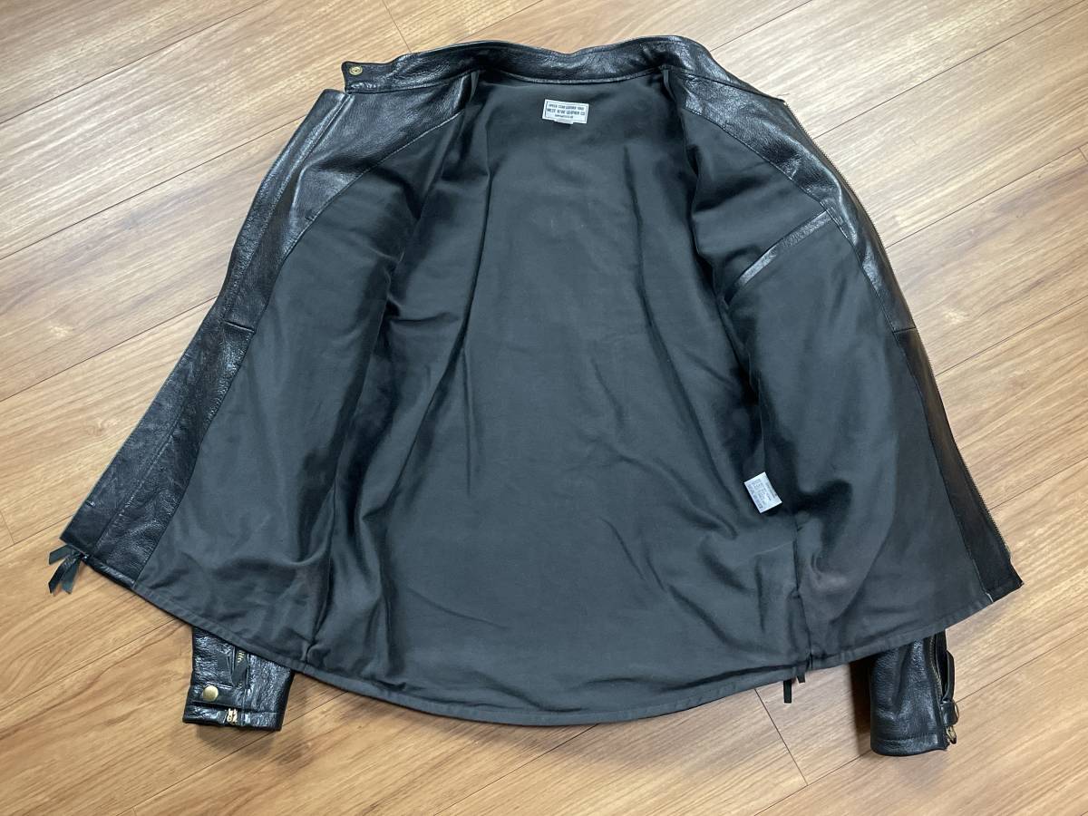 極美品 WEST RIDE ウエストライド パテッド シングルライダース