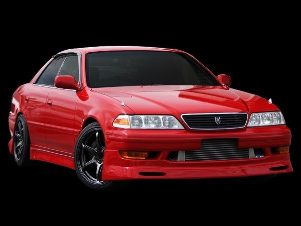 マークII JZX100 フロントハーフ 前期 エアロ FRP 未塗装 社外品 MARK II MARK2 トヨタ TOYOTA_画像1