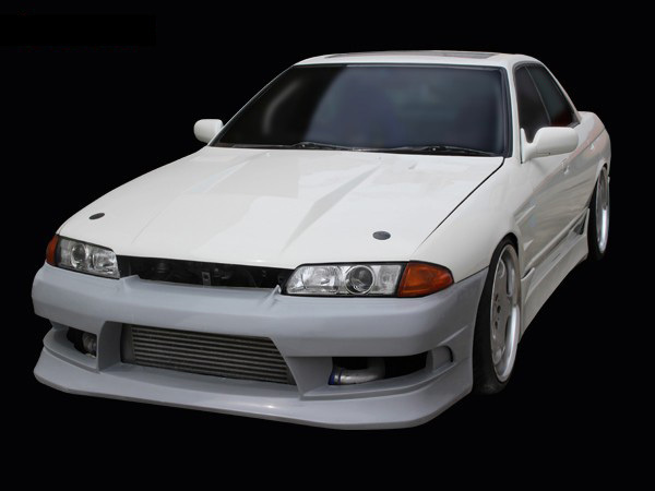 スカイライン R32 フロントバンパー 前期 後期 エアロ FRP 未塗装 社外品 SKYLINE 日産 ニッサン NISSAN_画像2