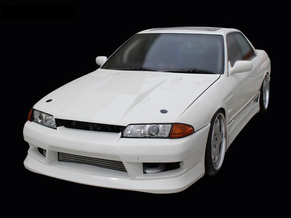 スカイライン R32 フロントバンパー 前期 後期 エアロ FRP 未塗装 社外品 SKYLINE 日産 ニッサン NISSAN_画像2