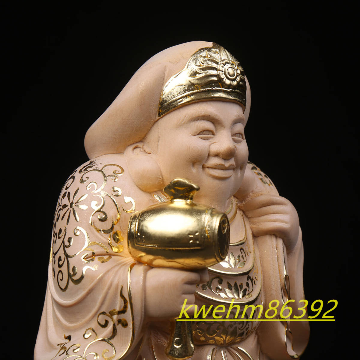 木の彫刻 一刀彫 大黒様 金運アップ 木の彫刻 一刀彫 大黒様 金運アップ 木の彫刻 一刀彫 大黒様 金